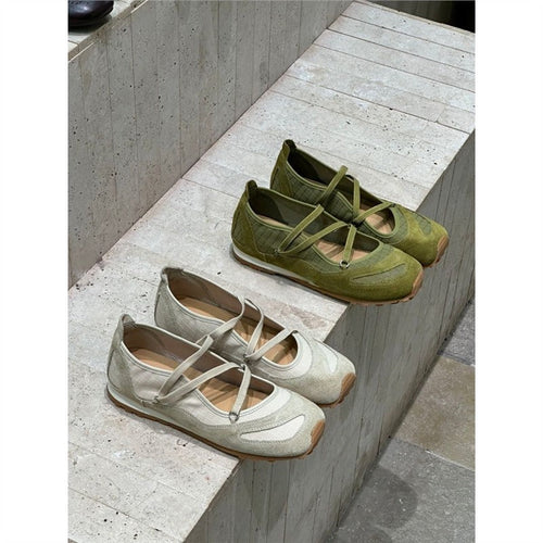 Damen Ballerinas mit elegantem Riemchen-Design Drune