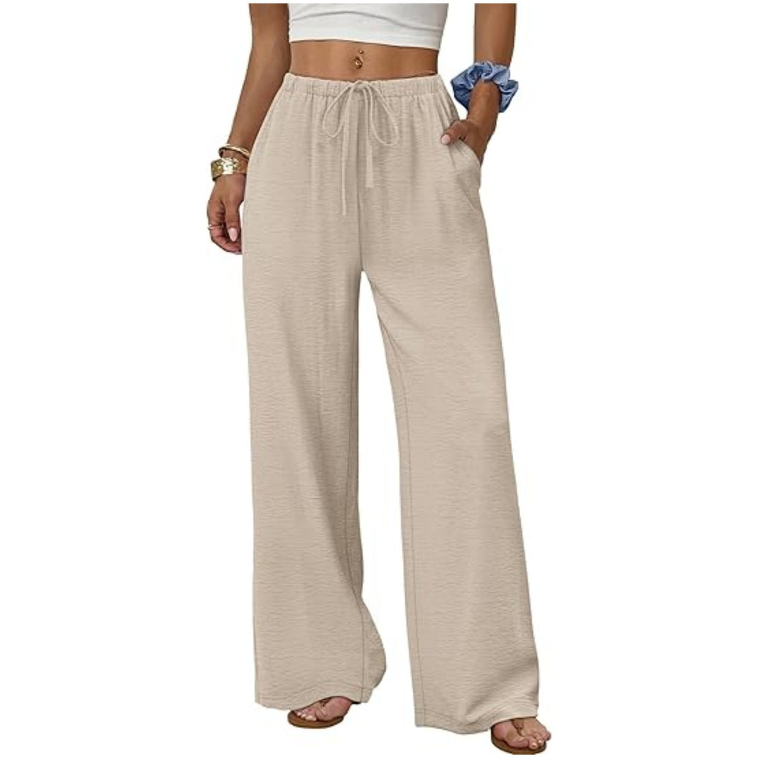 Damen Weite Loungewear-Hose mit Tunnelzug Drune