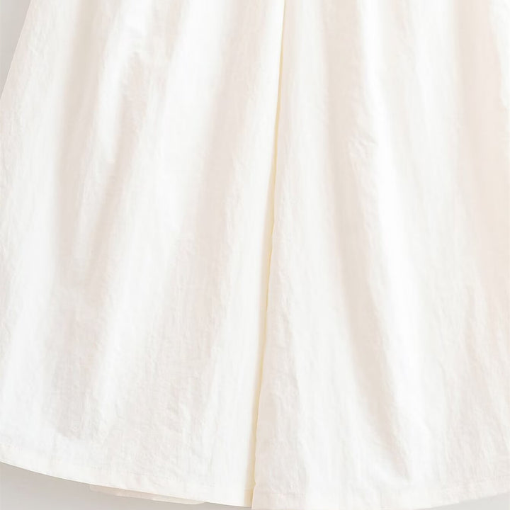 Damen weite Culotte mit elastischem Bund und verstellbarem Bindeband Drune