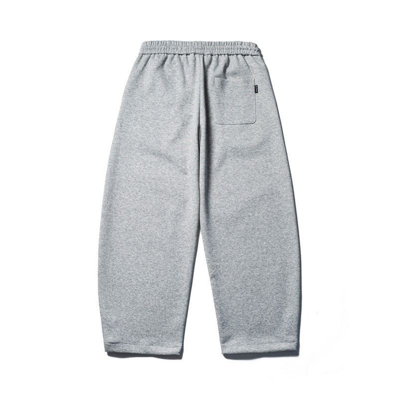 Herren Locker geschnittene Sweatpants mit elastischem Tunnelzugbund und gekürztem Bein Drune