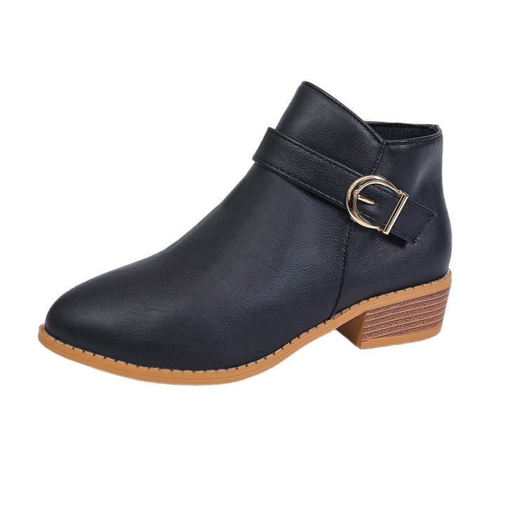 Damen Elegante und Bequeme Stiefeletten Drune