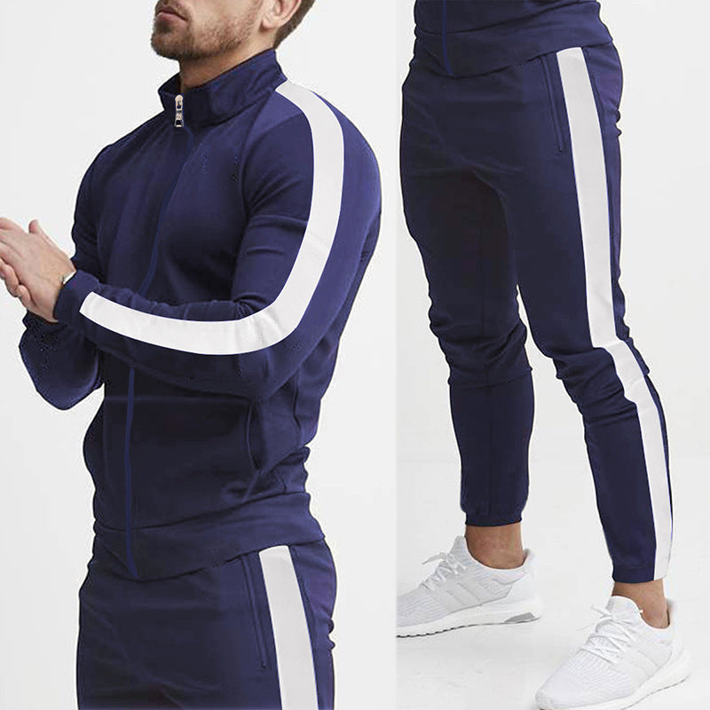 Herren Sportanzug mit praktischen Reißverschlusstaschen und atmungsaktivem Material Drune