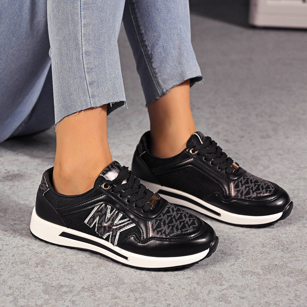 Damen modische Lauf-Sneaker mit atmungsaktivem Mesh und stylishem Design Drune