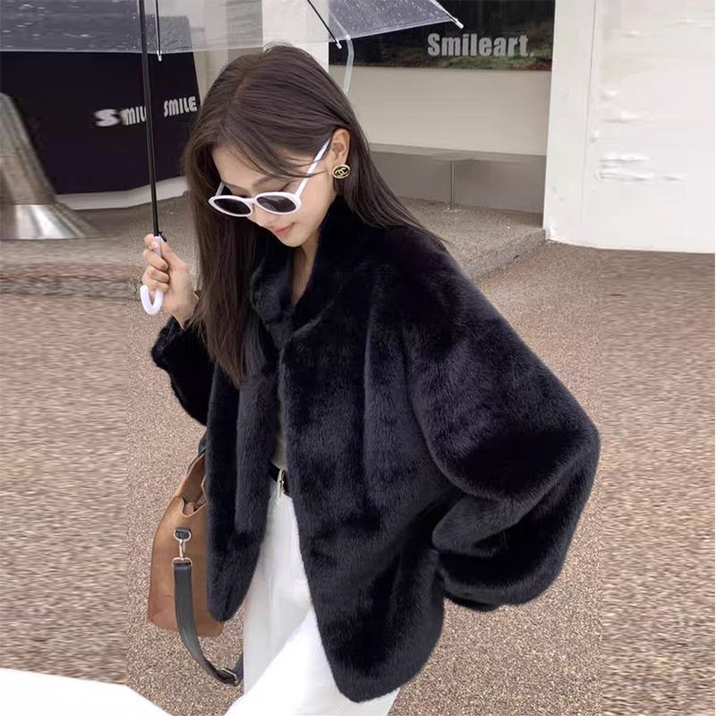 Damen kuschelige Teddyjacke Drune