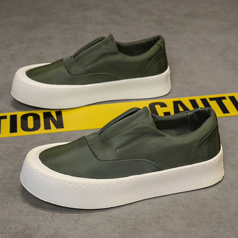 Damen Plateauslipper-Sneaker mit elastischer Schlupfpassform und dicker Gummi-Plateausohle Drune