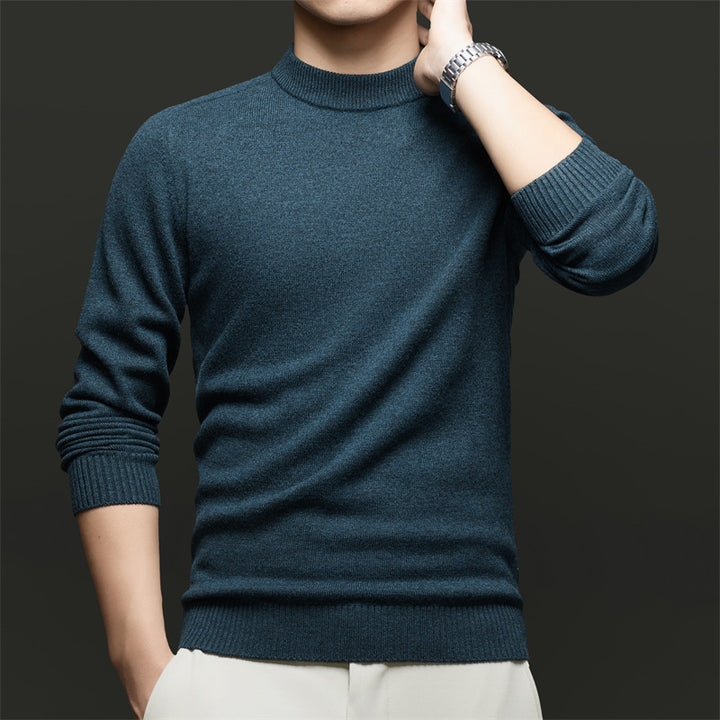 Herren Feiner Rundhals Pullover aus hochwertiger Baumwolle Drune