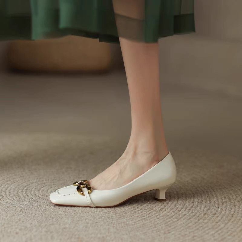 Damen Ballerinas mit elegantem Kettenakzent Drune