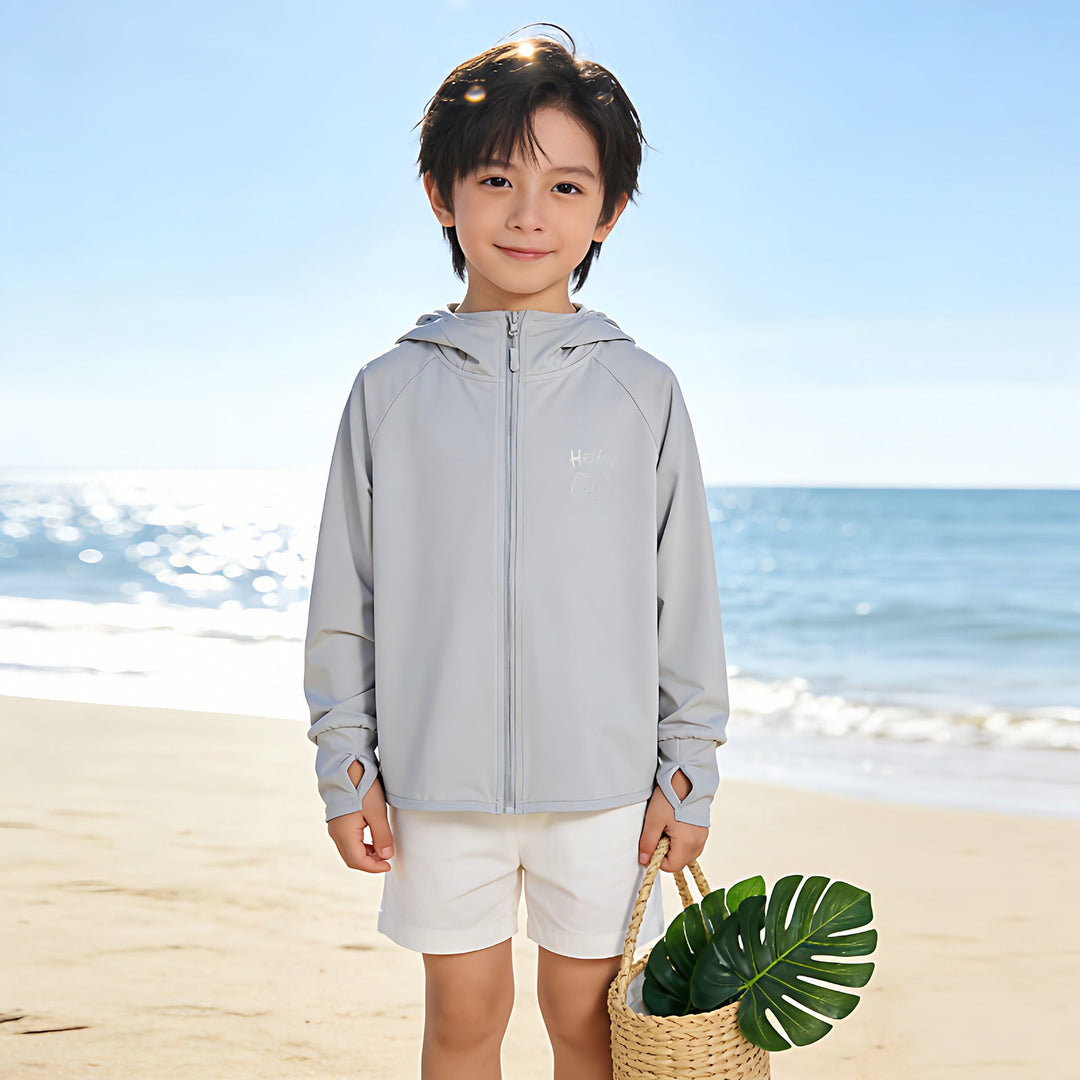 Kinder UV-Schutz Kapuzenjacke Drune