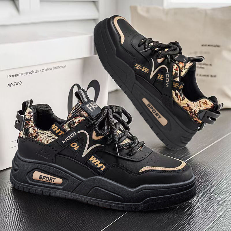 Damen Sportliche Chunky Sneakers mit atmungsaktiver Oberflächenstruktur und dämpfenden Elementen Drune