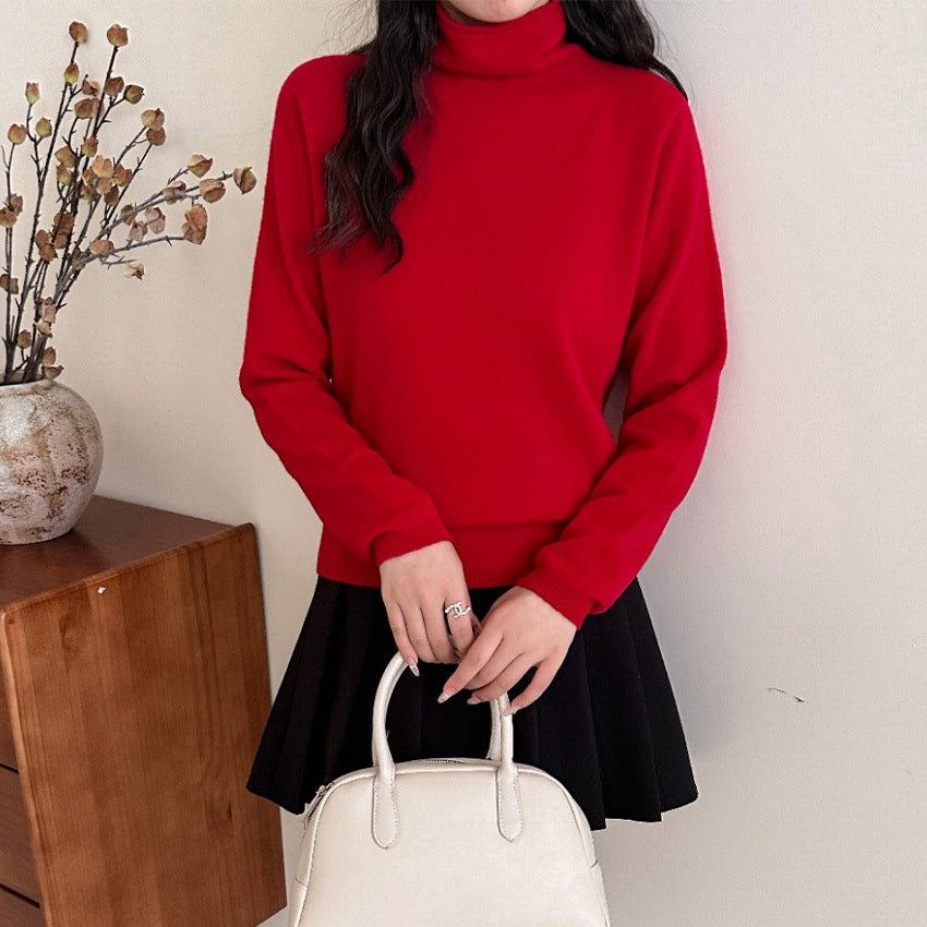 Damen Leichter Kaschmir-Mix Rollkragenpullover mit feinem Soft-Finish und schmaler Silhouette Drune