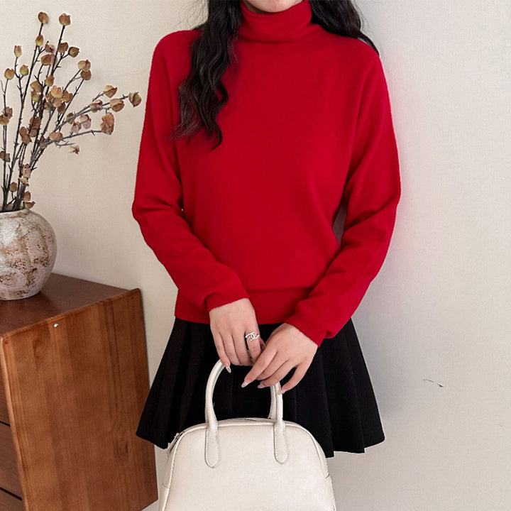 Damen Leichter Kaschmir-Mix Rollkragenpullover mit feinem Soft-Finish und schmaler Silhouette Drune