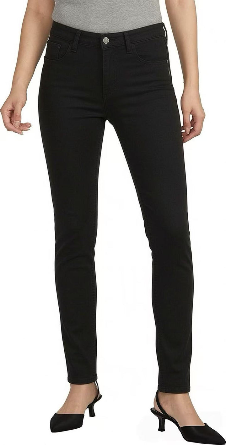 Damen nan hochgeschnittene Skinny-Jeans mit figurformendem Stretch und knöchellanger Passform Drune