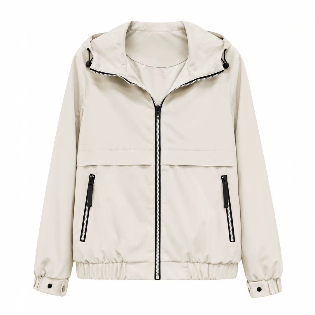 Herren Leichte Freizeitjacke mit verstellbarem Kapuze Drune
