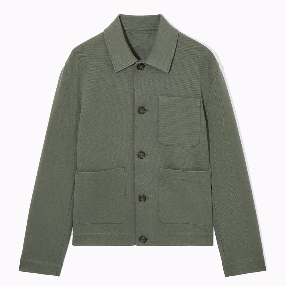 Herren modische Jacke mit aufgesetzten Taschen und hochwertigem Material Drune