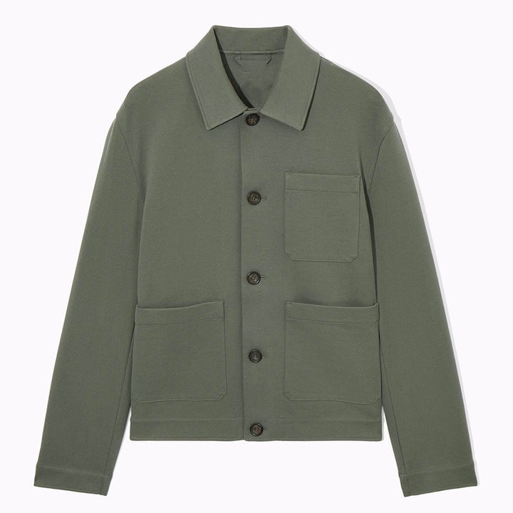 Herren modische Jacke mit aufgesetzten Taschen und hochwertigem Material Drune