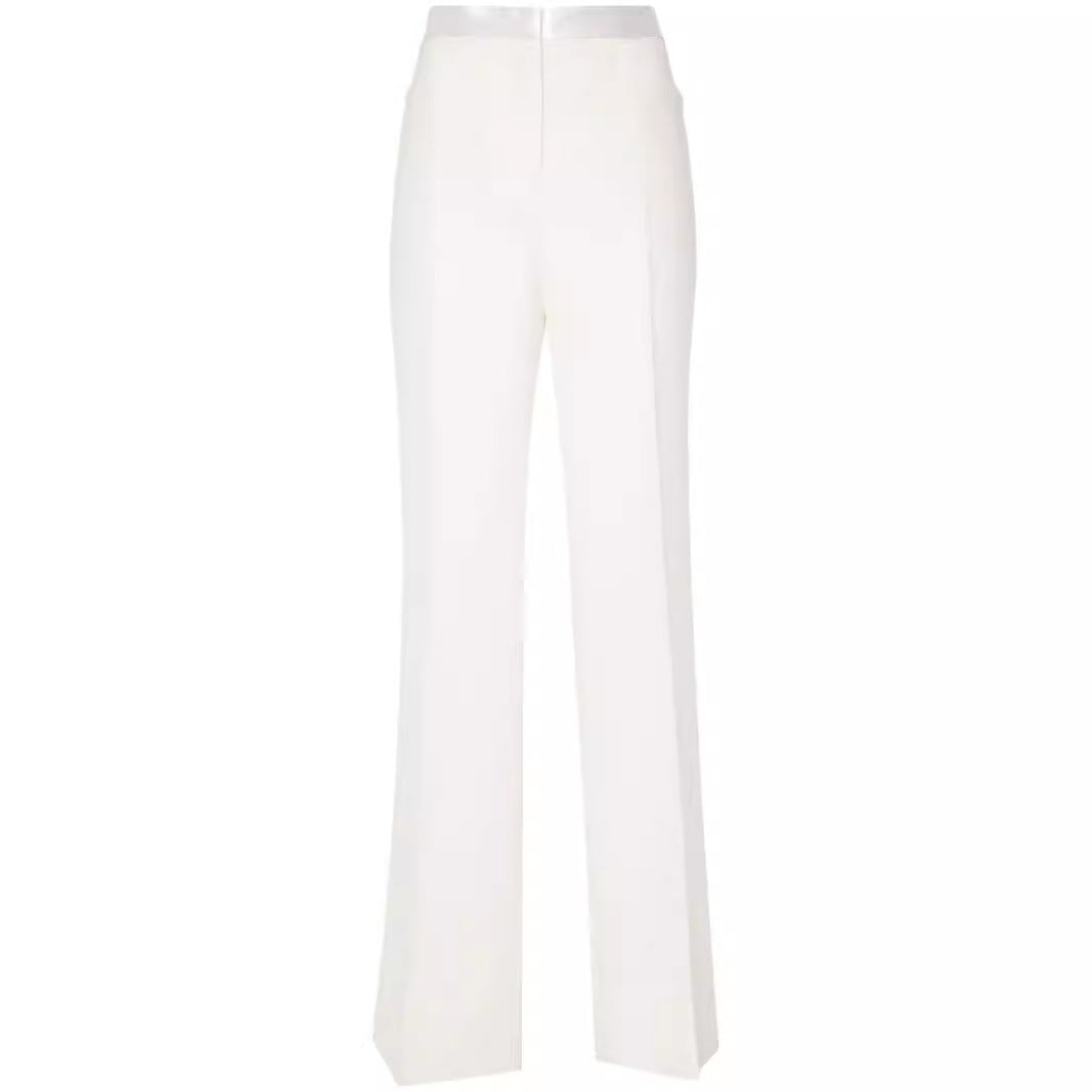 Damen Palazzo‑Hose mit hoher Taille und weitem Beinschnitt Drune