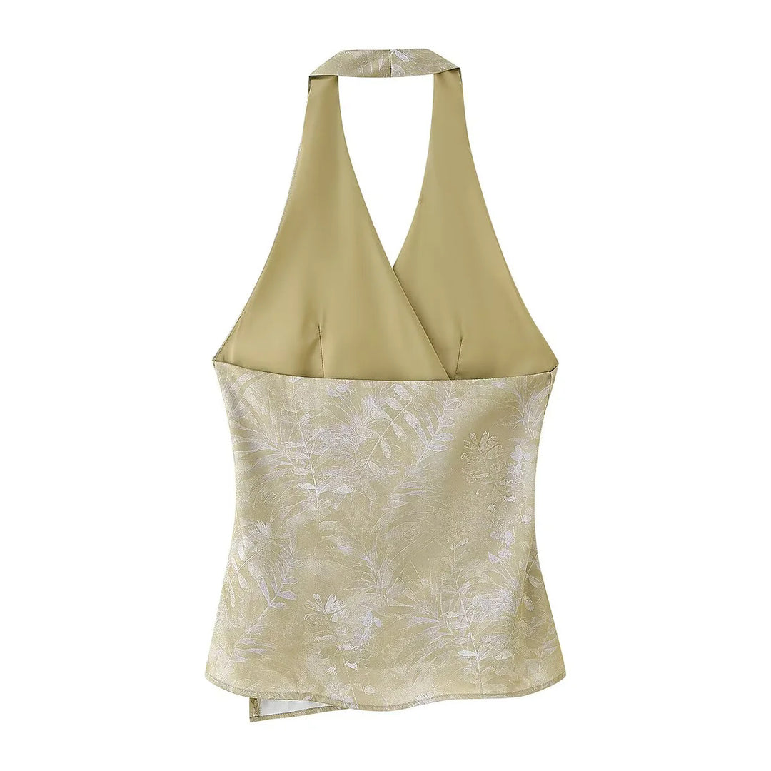 Damen elegante Culotte-Hose mit floralem Muster und weichem Material Drune