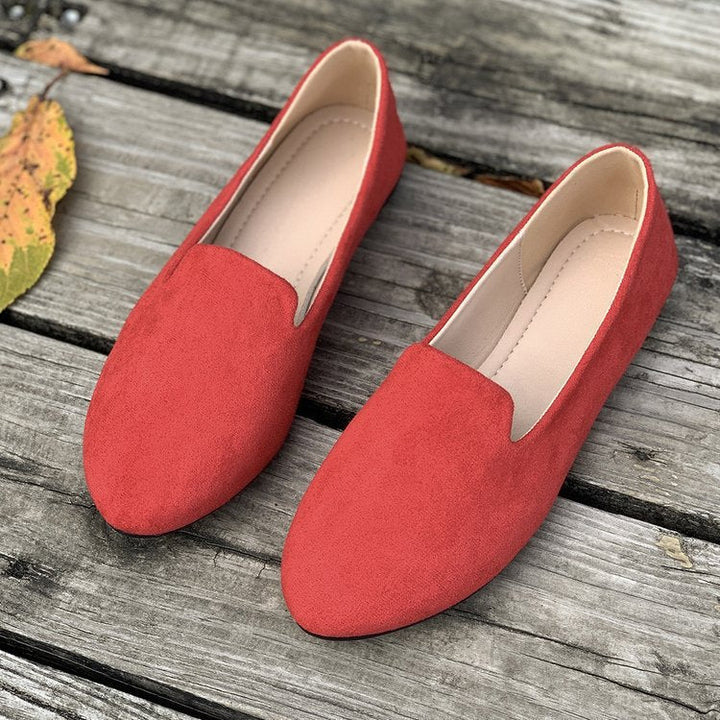 Damen Mokassins mit eleganter Schnittform aus hochwertigem Wildleder Drune