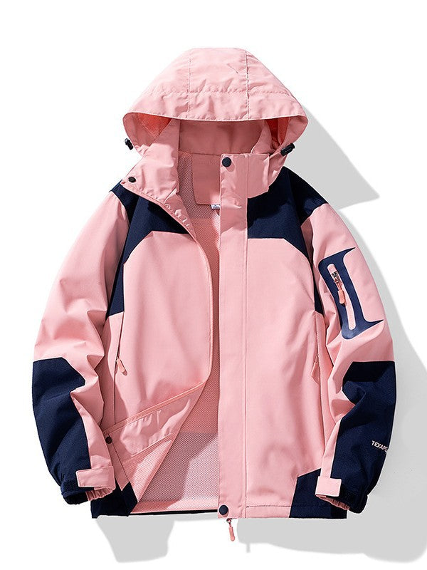 Herren Technische Outdoor-Softshelljacke mit Kapuze, Ärmeltasche und Mesh-Futter Drune
