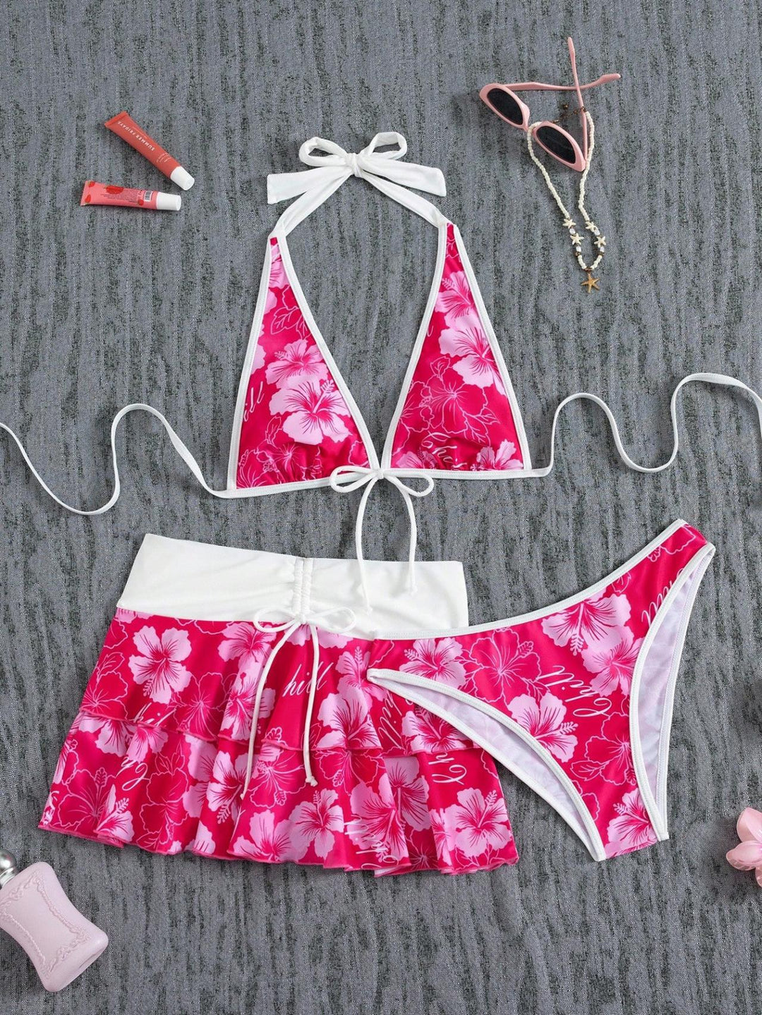 Damen Bikini-Set mit Rock Drune