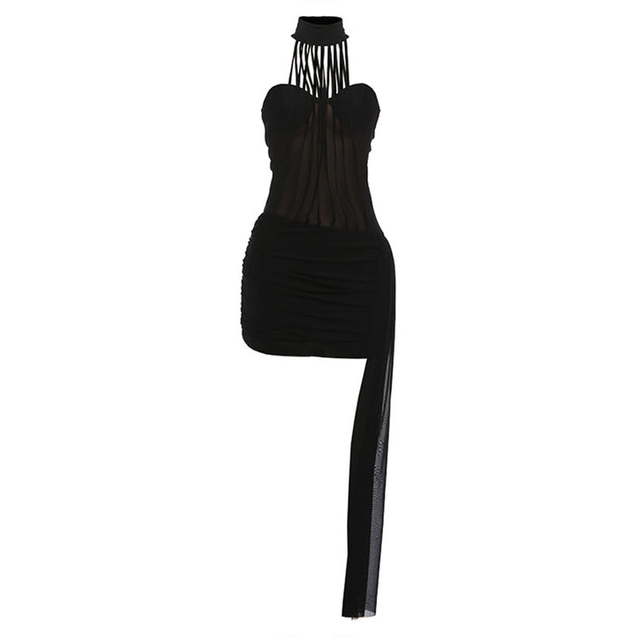 Damen Glamouröses Minikleid mit raffinierten Cut-Out-Details Drune