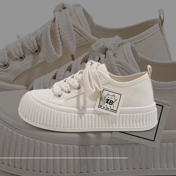 Damen Sneaker mit trendiger Plateau-Sohle und komfortablem Obermaterial Drune