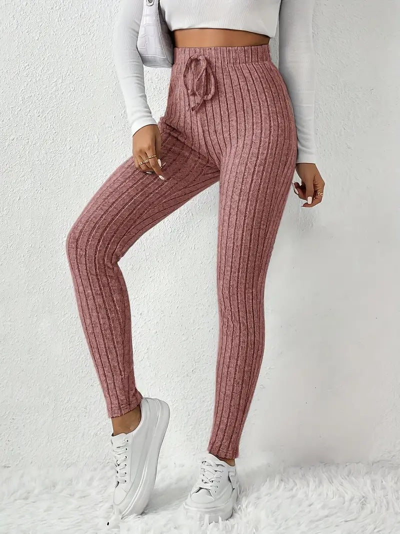 Damen Gefütterte Sweatpants mit Rippstruktur Drune