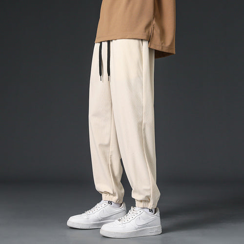 Herren Sportliche Relaxed Fit Freizeithose