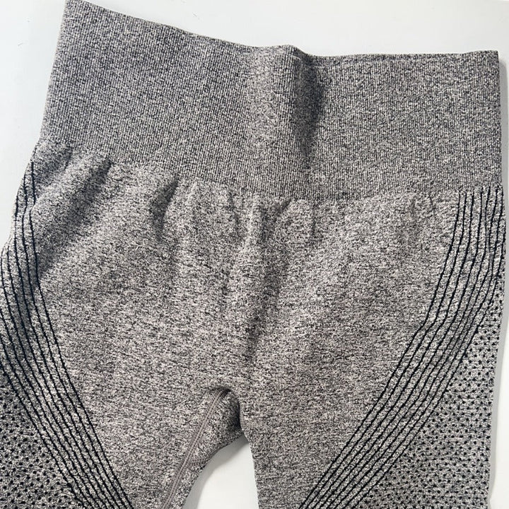 Damen Funktionsleggings mit atmungsaktivem Design und strukturierten Einsätzen Drune