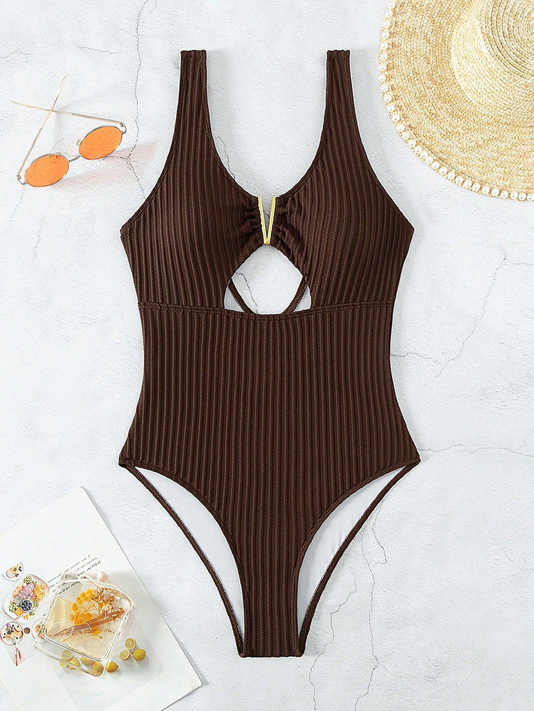 Damen Einteiler mit elegantem Cut-Out Drune