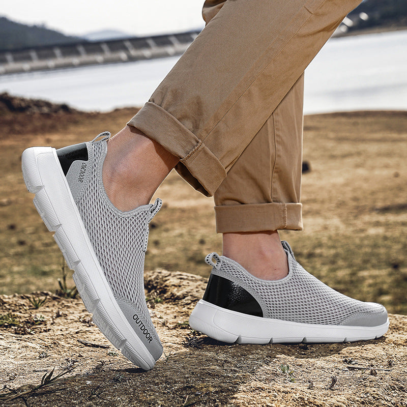 Herren atmungsaktive Outdoor Slip-On Sneakers Drune