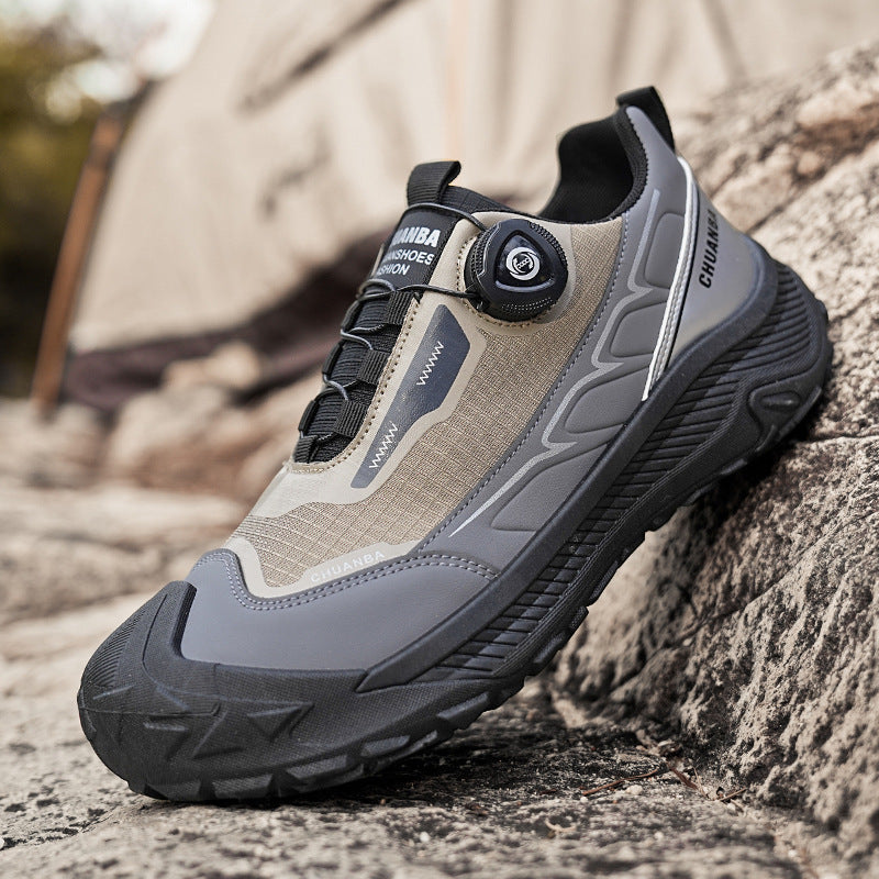 Herren robuste Outdoor‑Trekkingsneaker mit BOA‑Verschluss, verstärkter Zehenkappe und griffiger Trailsohle Drune