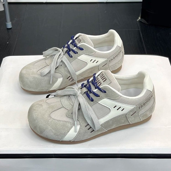 Damen modische Sneakers im sportlichen Design mit funktionalem Materialmix Drune