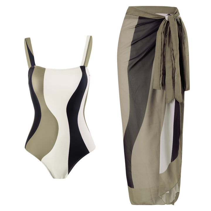 Damen Bademode Set mit trendigem Wickelrock und modernem Schnitt Drune
