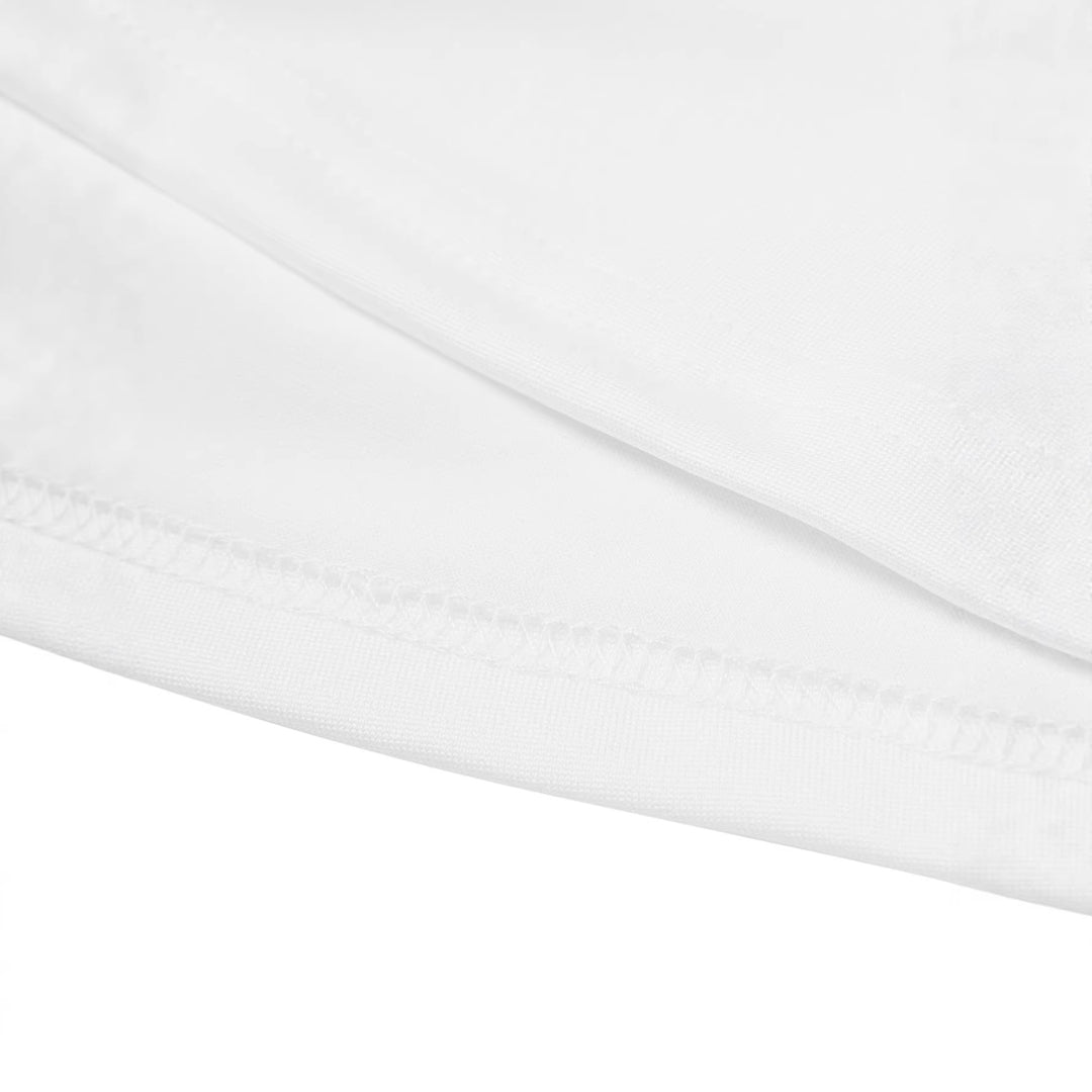 Damen Crop-Top mit kreativen Cocktail-Motiv und festlichem Aufdruck Drune