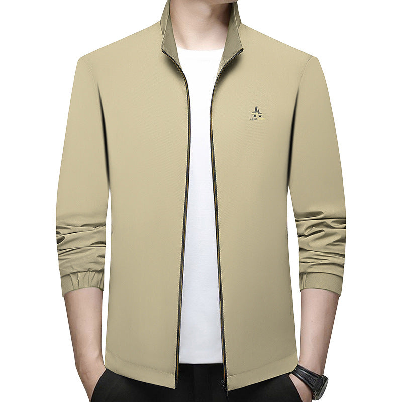 Herren Feldjacke mit Kontrast-Einsätzen und Brust-Reißverschlusstasche Drune