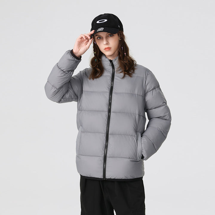 Herren Gepolsterte Steppjacke mit hohem Stehkragen und thermischer Isolierung Drune