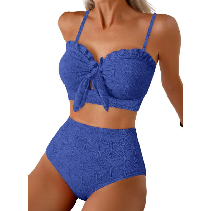 Damen Bikiniset mit hochgeschnittener Hose Drune