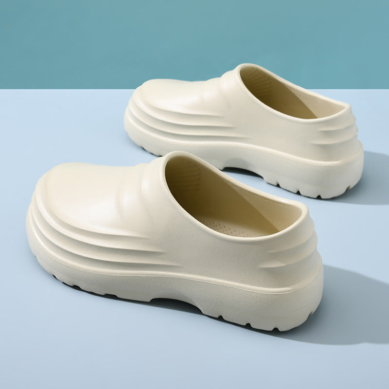 Femme Ergonomische Slip-On Clogs mit Gepolstertem Fußbett Drune
