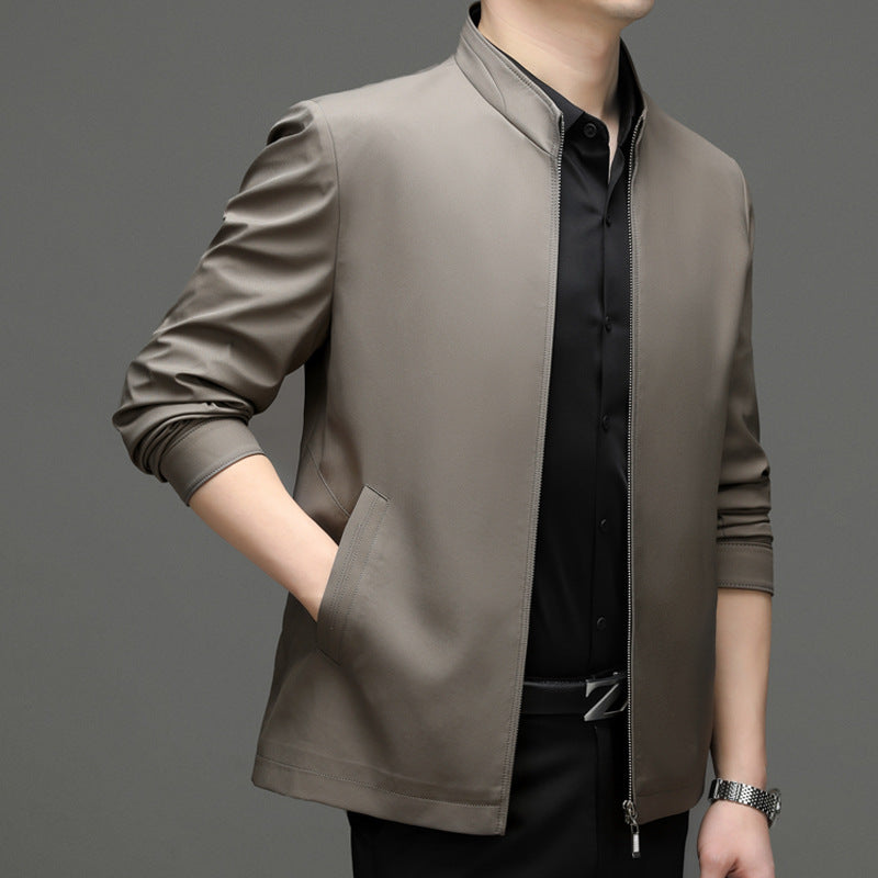 Herren moderne Sportjacke mit praktischem Stehkragen und Atmungsaktivität Drune