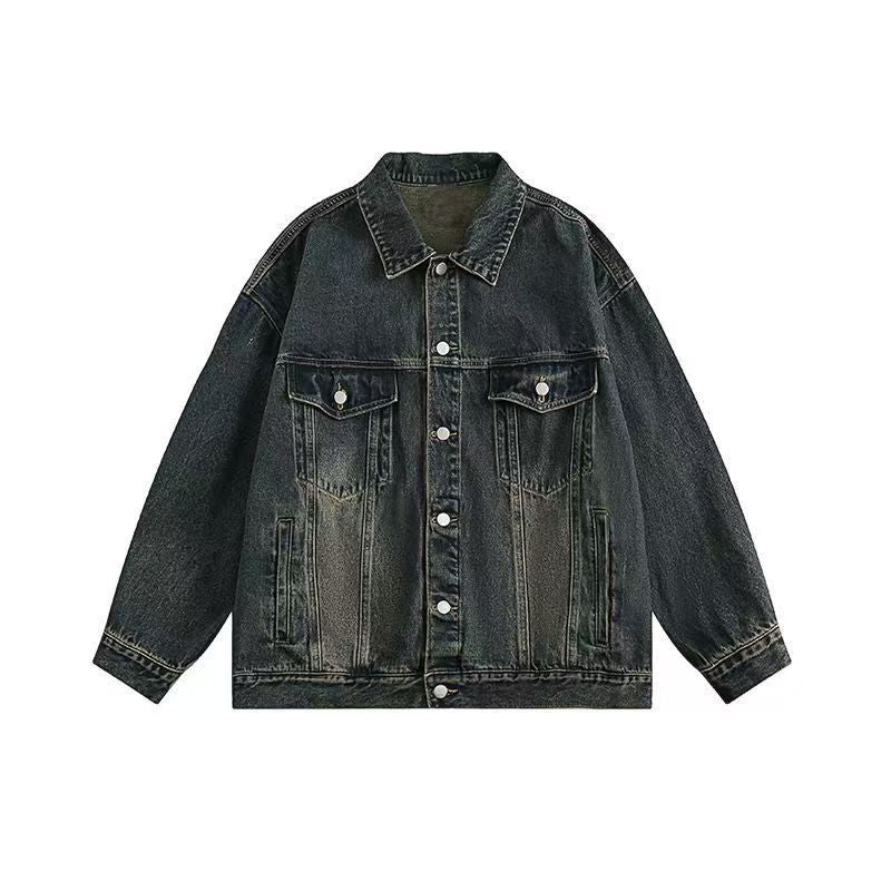 Damen Jeansjacke mit Vintage-Waschung und praktischen Taschen Drune