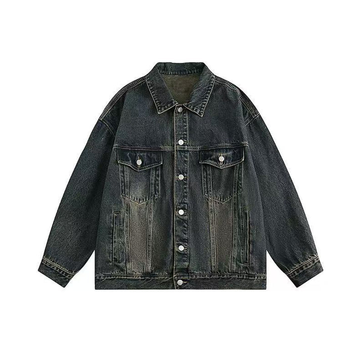 Damen Jeansjacke mit Vintage-Waschung und praktischen Taschen Drune
