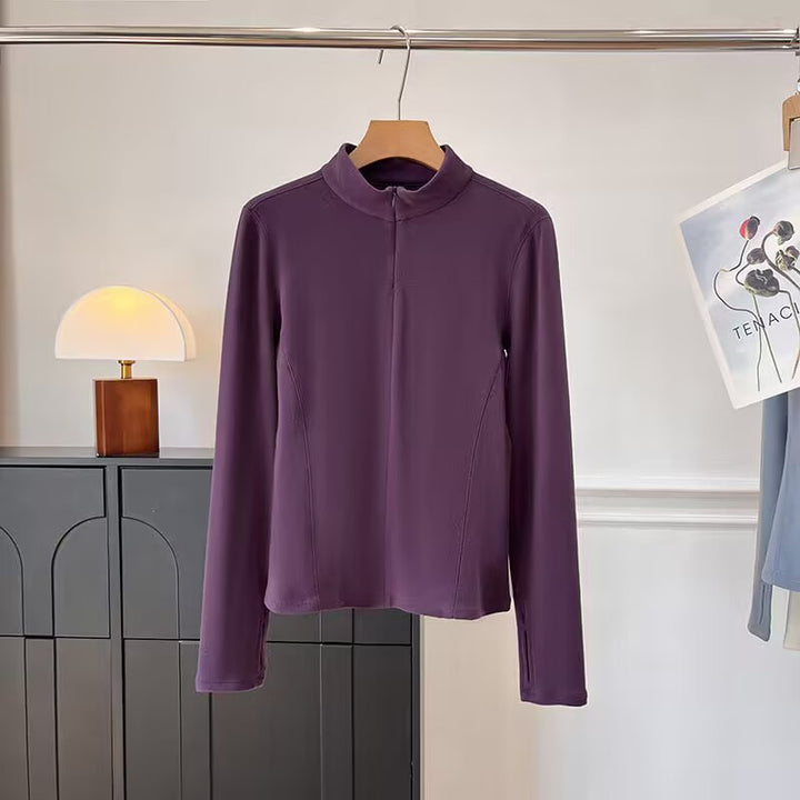 Damen Sportliches Langarmshirt mit innovativer Schnittführung Drune