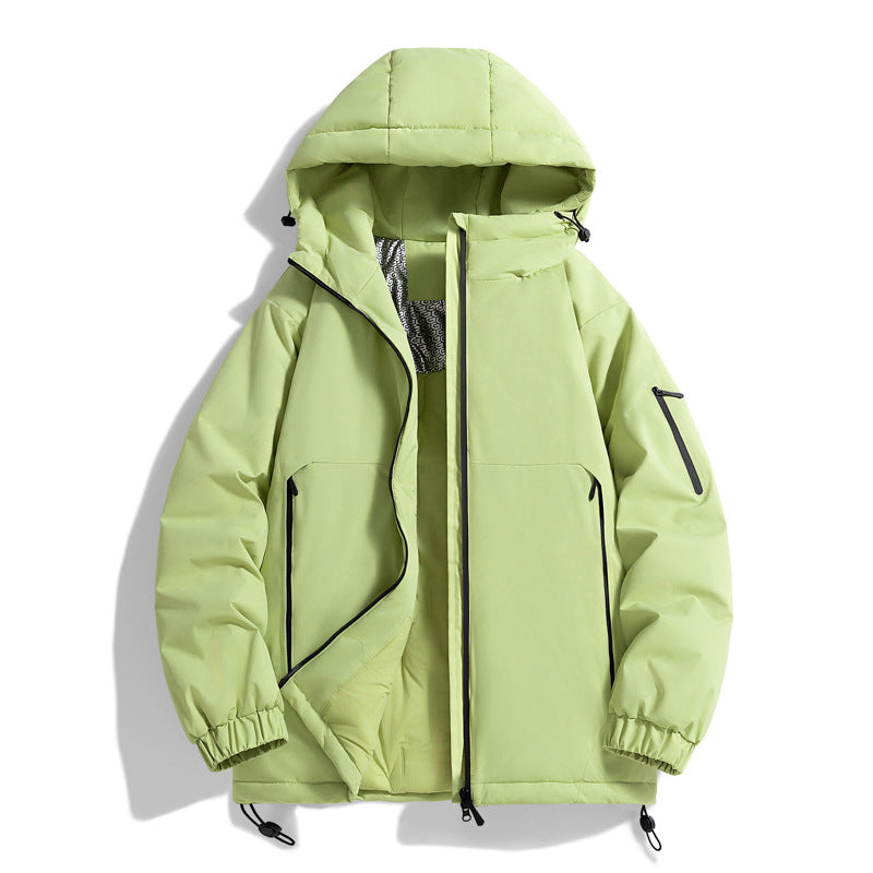 Unisex Warmer wasserabweisender Steppparka mit technischer Kapuze Drune
