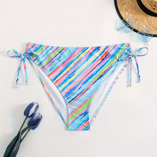 Damen Bikinihose mit seitlichen Bindebändern Drune