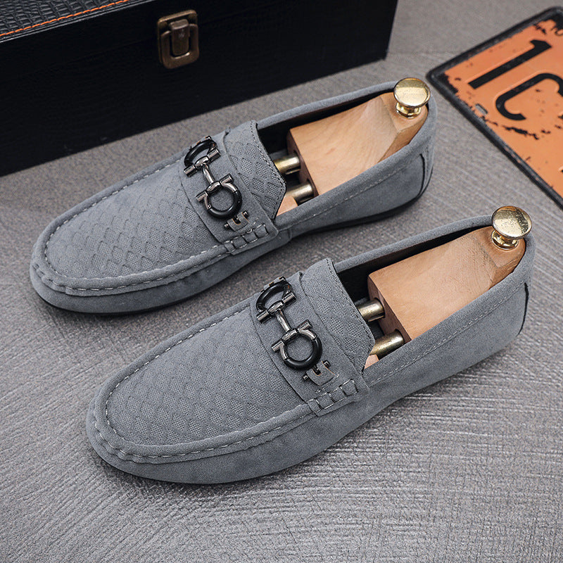 Herren Elegante Velours Mokassins Drune