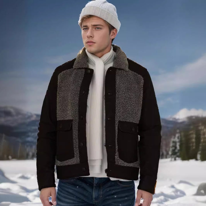 Herren lässige Fleece-Jacke Drune