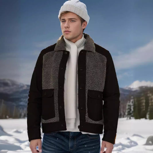 Herren lässige Fleece-Jacke Drune