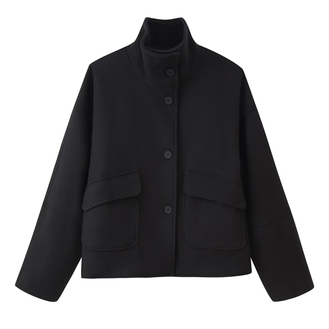 Damen komfortable Übergangsjacke aus weichem Material Drune