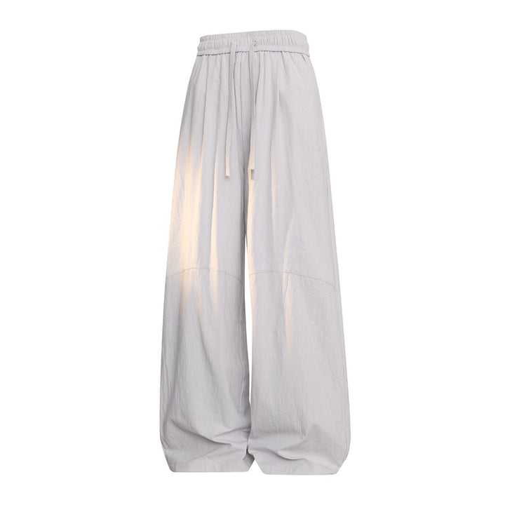 Damen Extraweite Palazzo-Hose mit elastischem Bund, Tunnelzug & ballonförmiger Weite Drune